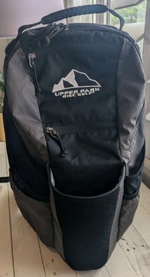 Upper Park Disc Golf The Shift Backpack Bag 2022 Onyx Black Very Nice w/Rainfly