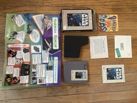 Star Wars NES Nintendo CIB Complete in Box w Rare Poster Catalog Manual JVC 1991