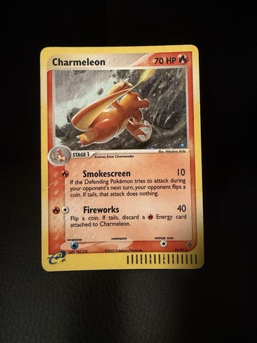 Pokemon TCG Charmeleon Holo 99/97 ex Dragon Moderately Played Raw Card.