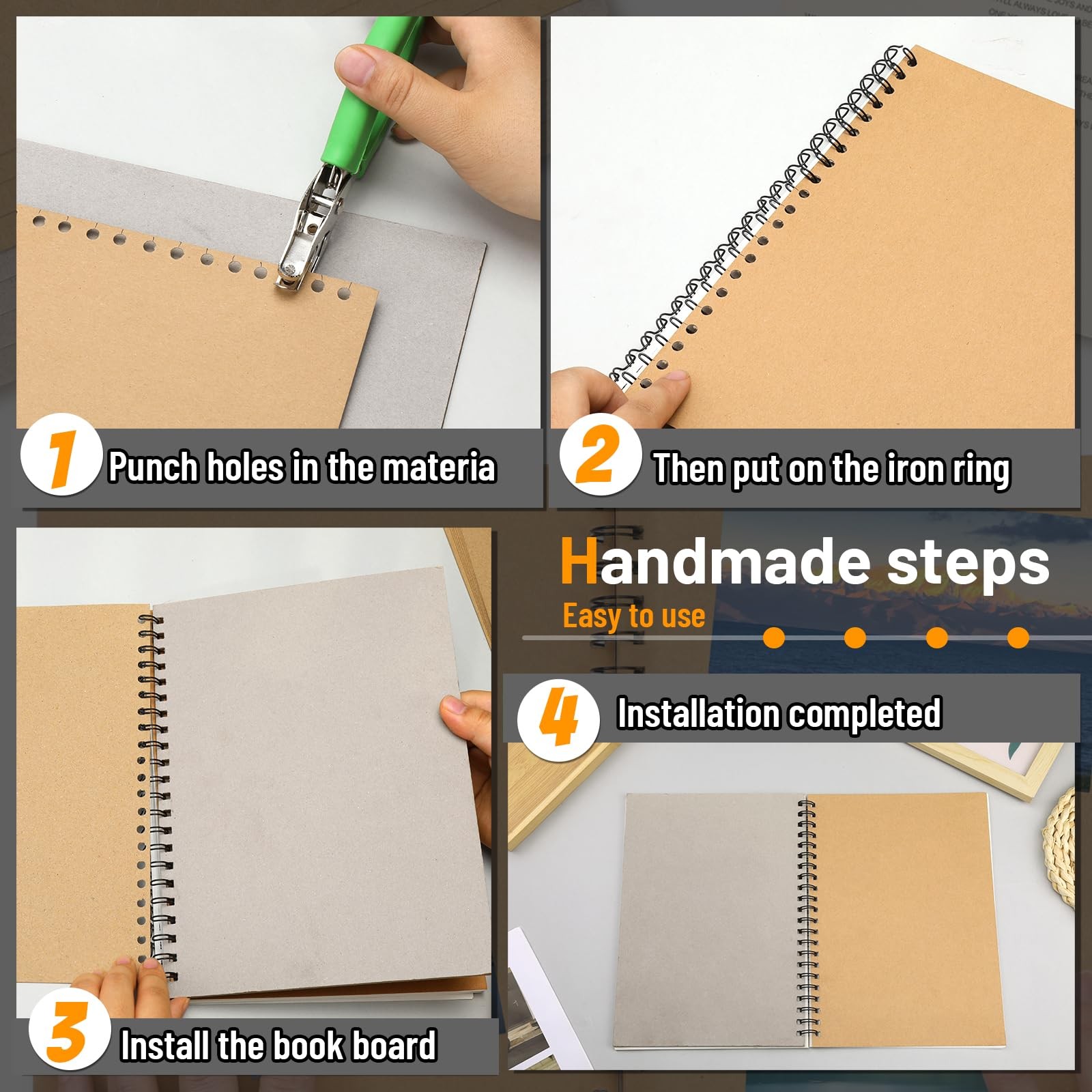 JNENERY 10 Chipboard Sheets 8.5 x 11, 22pt Book Board for Bookbinding,