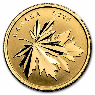 2025 Canada Gold $100 Gleaming Maple Leaves | eBay
