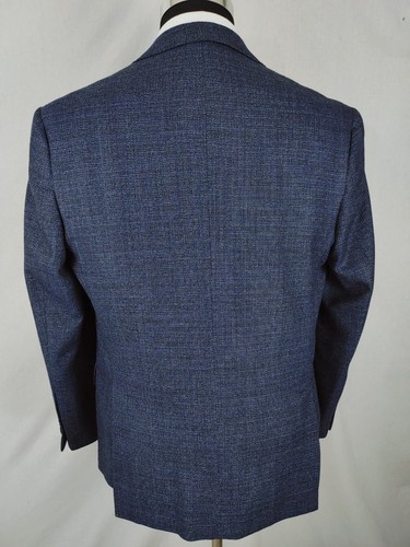 Chaqueta Blazer Joseph Abboud Para Hombres 42S Azul Marino Ajustada Abrigo Deportivo Lana Suave - Imagen 13 de 18