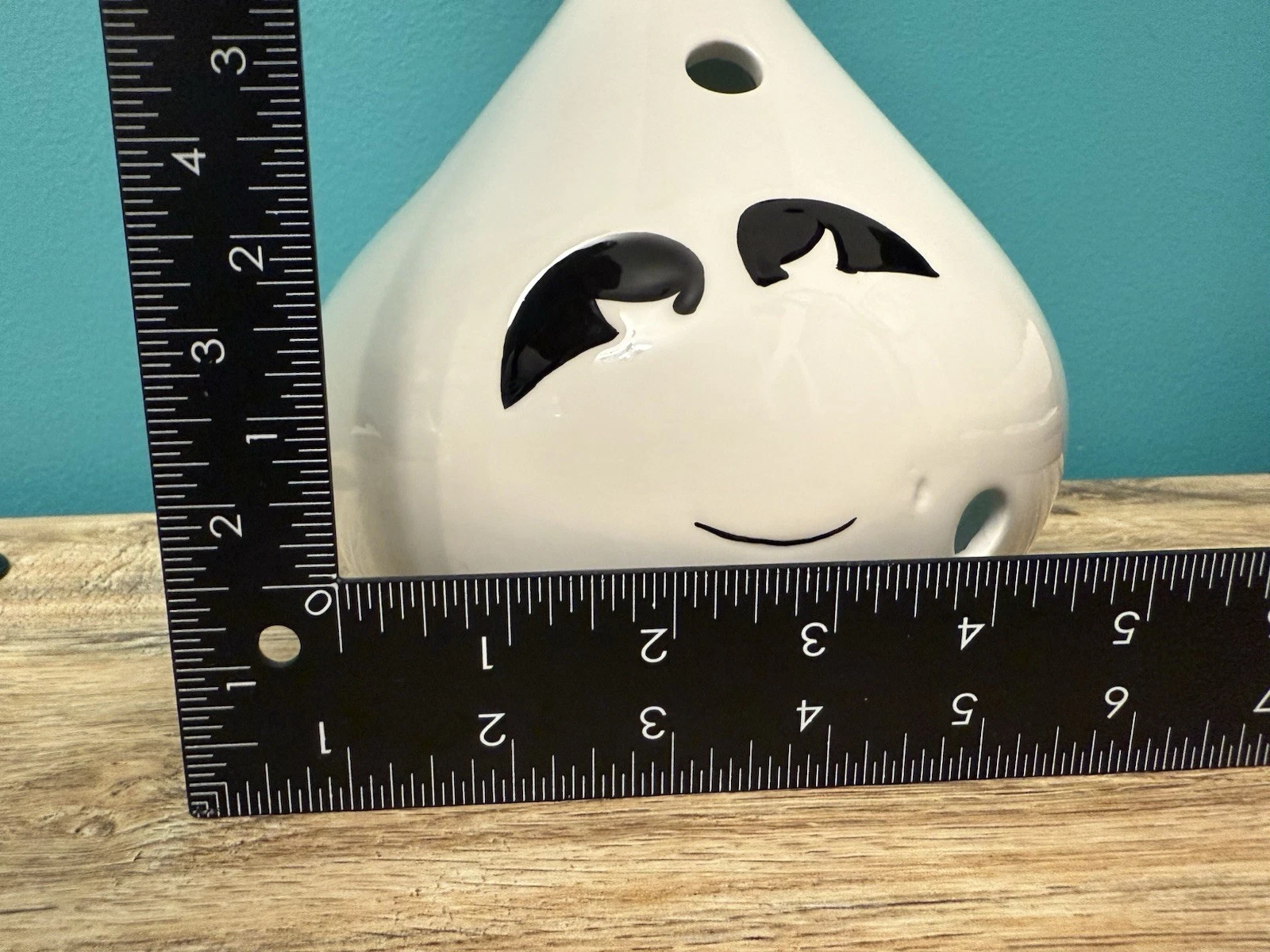 Yankee Candle Co Ceramic Candle Holder Halloween Ghost Jack-O-Lantern RETIRED image 10
