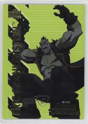 2025 Upper Deck DC Creature Commandos Green Neon /200 Eric Frankenstein #10 00gy