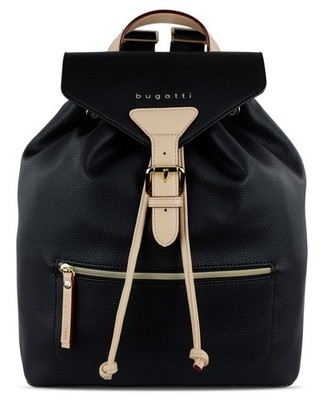 bugatti Ella Ladies' Backpack Rucksack Rucksack Black schwarz Neu