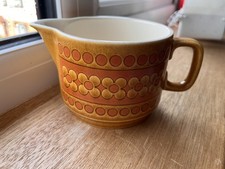 HORNSEA SAFFRON GRAVY / CUSTARD JUG RETRO c1970s