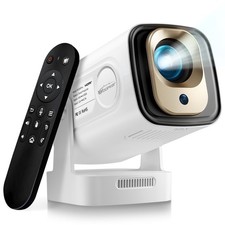 Upgraded HY260 Pro Mini Projector with WiFi and Bluetooth 5.4, Auto Focus/Key...
