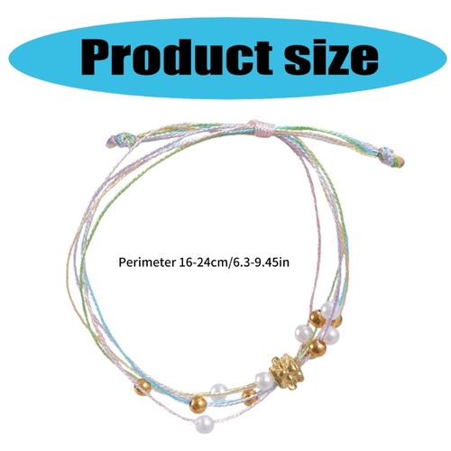 Colorful Adjustable Friendship Bands Accessory for Everyday Casual Wear - Picture 8 of 8