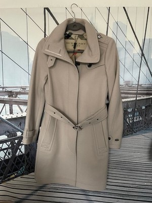 ORIGINAL BURBERRY BRIT WOLLMANTEL  MIT KASCHMIR  GR.36 (06)  - - NEU -