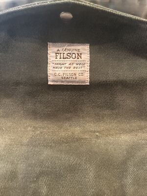 Filson Repair With Darning 257 Rugged Twill Computer Briefcase