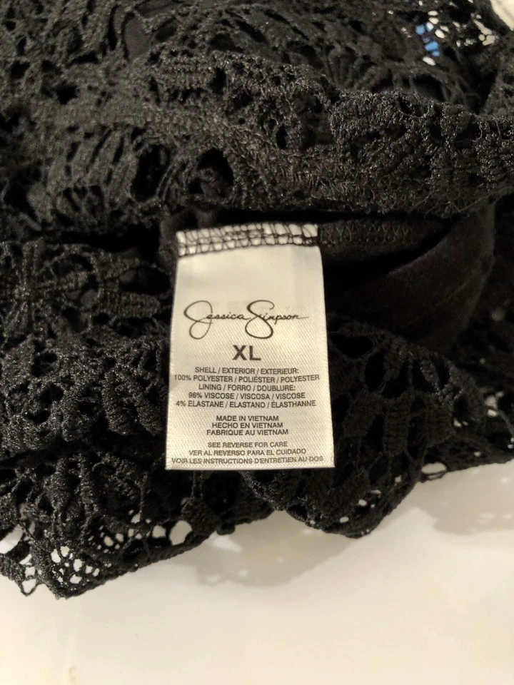 Falda de encaje floral Jessica Simpson talla XL Foto 3 de 4