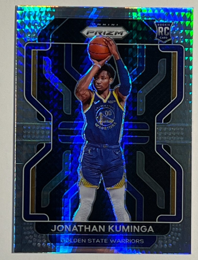2021-22 Panini Prizm Basketball #307 Jonathan Kuminga RC Rookie Hyper Prizm C