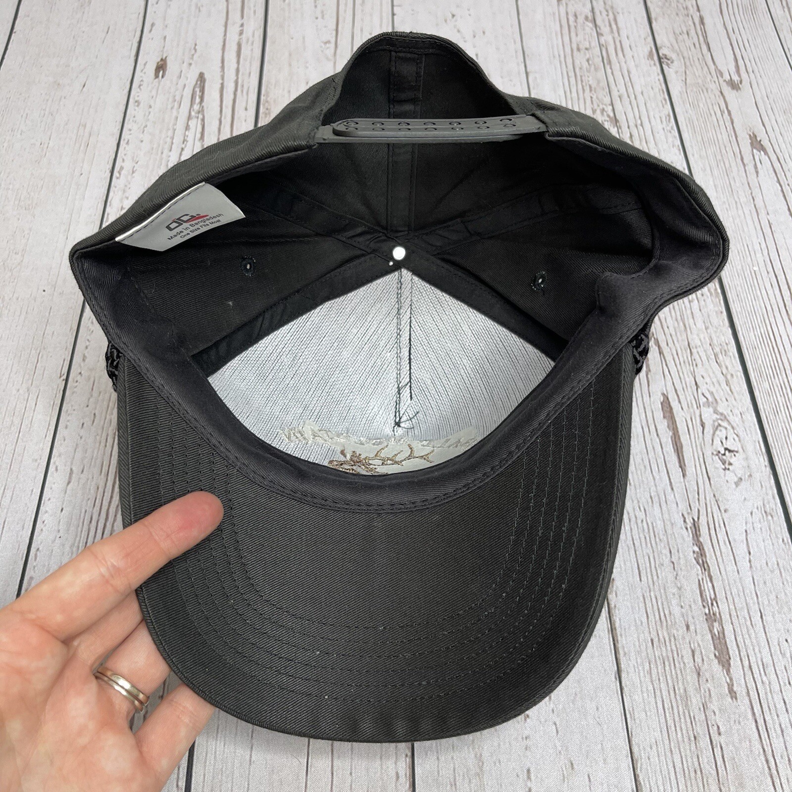 Vintage Alaska Bald Mountain Hunting Trucker Hat Deer… Gem