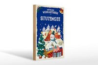 Holzschild WeihnachtsgrüßE Stutensee Geschenk Deko Schild 20X30 Cm