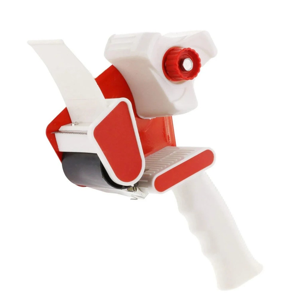 2-Inch Red Handheld Industrial Side Loading Packaging Tape Dispenser