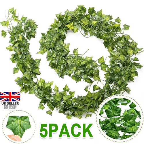 5X Artificial Ivy Vine Leaf Trailing Foliage Flower Hanging Fake Plant