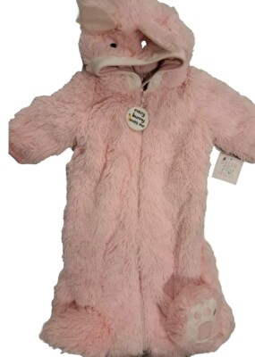 Dream Play and Imagine cuddly soft pink bunny baby costume NWT 0-6 Months 