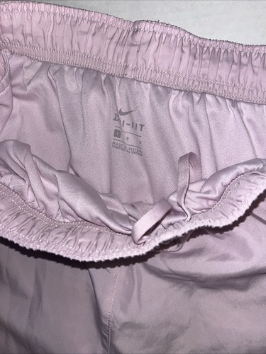 2 Pair - Nike Running Womens Large Athletic Dri-Fit Shorts Lined - Picture 8 of 8