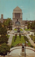 Indianapolis IN University Park Patriotic Benjamin Harrison Vtg Postcard Z5