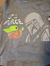 DISNEY Star Wars Mandalorian Grogu Baby Yoda Adult Pajamas Size Large