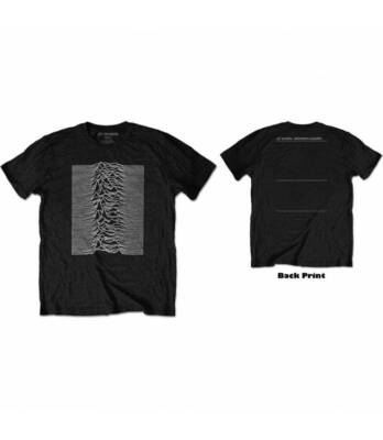 JOY DIVISION Unknown Pleasures Camiseta Licencia Oficial Manga Corta chico Men R