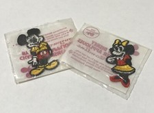 Vintage 1970's Mickey Mouse  Minnie Mouse Patches - Walt Disney Productions