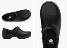 Anywear Unisex Guardian Angel Clogs, Unisex Work Shoes, Black - NEW