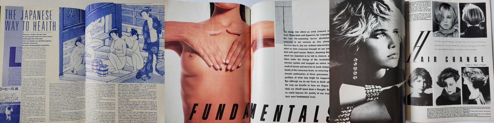 1983 UK Beauty In VOGUE mag Bonnie Berman Kirsten Allen Jaclyn Smith Lise Brand