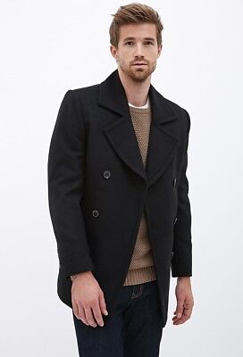 zara pea coat mens