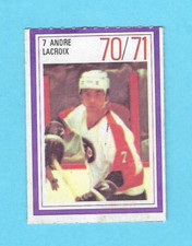 1970-71 Esso Power Players Stamp 7 Andre Lacroix Philadelphia Flyers! NM!