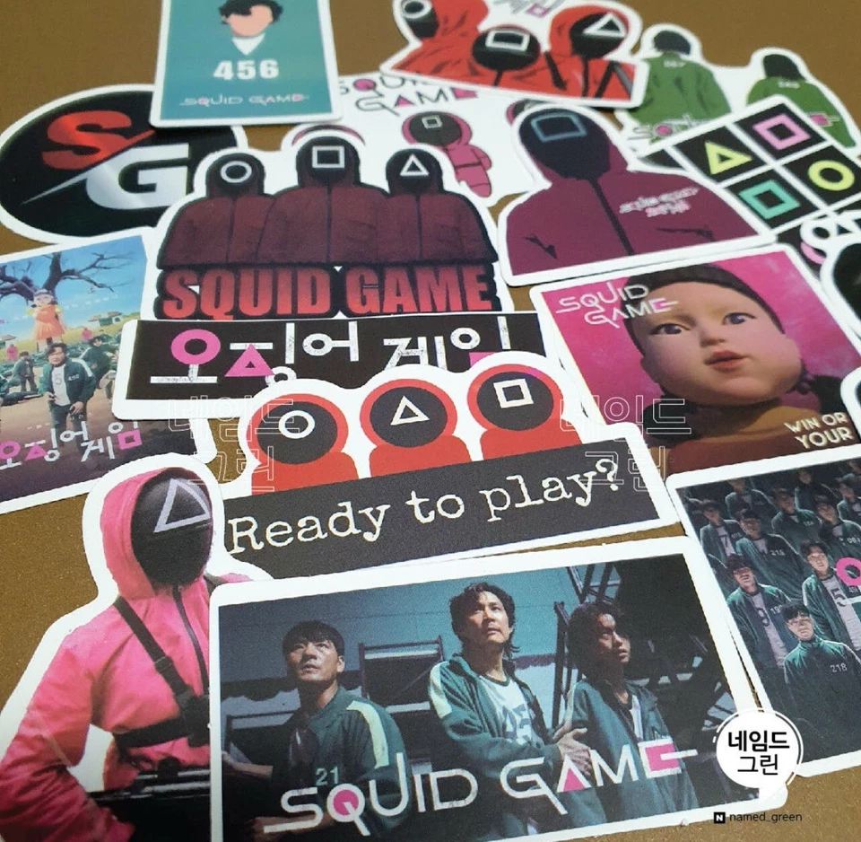 Gonggi Konggi Korean Game 1 Case x 12 Pieces+Free Squid Game stickers as a gift - Bild 4 von 4