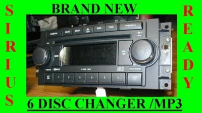 OEM, FACTORY NEW 2004-2007 Dodge Durango Ram Jeep Grand Cherokee MP3 RADIO 6 DISC CD CHANGER