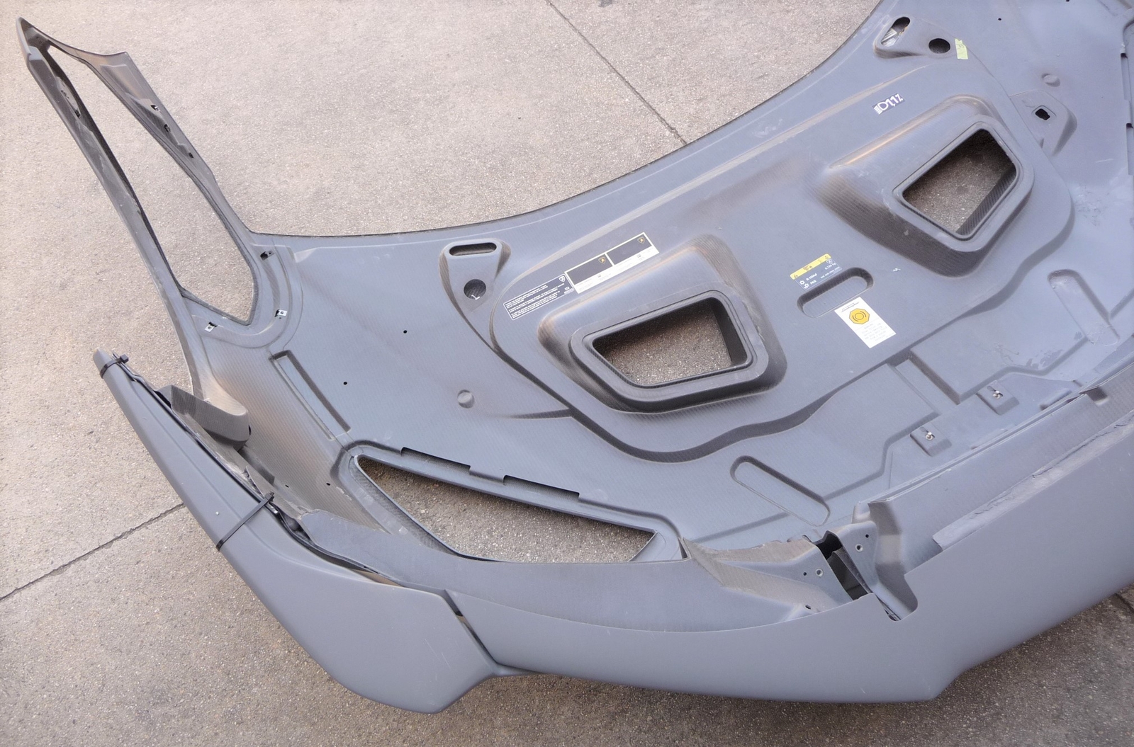 2022-2023 Lamborghini Huracan STO Front End Hood Spoiler Lip Carbon Fiber OEM