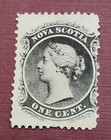 Lot 18f. Canada Nova Scotia 1869 One Cent Sc# 89 Queen Victoria Mint NH VF