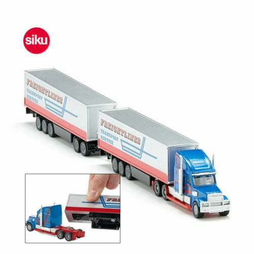 Rimorchio di modellismo statico grigi scala 1:87