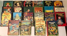 Vtg Raggedy Ann  Andy Lot of 22 Hardcover Johnny Gruelle Story Books 1927-1961