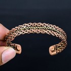 Pure Copper Magnetic Adjustable Handmade Vintage Bangle Jewelry CB-04-0051 — photo 3