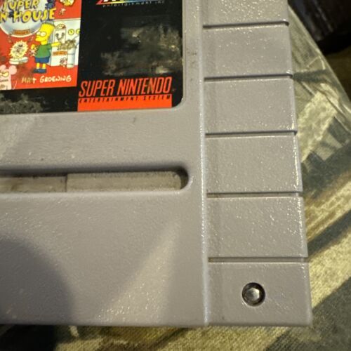 Krusty's Super Fun House Super Nintendo SNES OEM Authentic Game Cartridge Tested - Picture 5 of 9