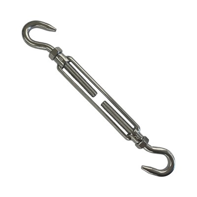 4 mm EDELSTAHL OFFENER KÖRPER SPANNSCHLOSS HAKEN und HAKEN Marine Boot Yacht Takelage