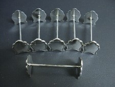 BSF Englisch Chippendale Messerbänke Messerbänkchen für 6 Personen versilbert