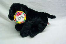 Melissa  Doug BENSON BLACK LAB PUPPY DOG 10" Plush STUFFED ANIMAL Toy NEW