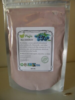 BLUEBERRY Powder 8oz 1/2LB - antioxidants carotenoids, flavonoids, vision - PAJE