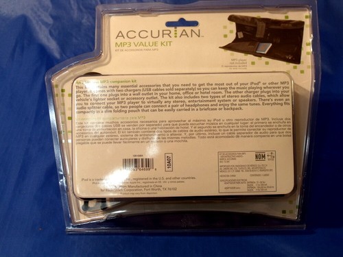 Accurian 12-364 Audio Adapter Set Headphone splitter, mini to RCA, AC/DC Adapter - Picture 2 of 5