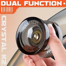 K2 Crystal Black Pro Yoyo - Responsive, Extra Bearing, 12 Strings, Tool, Bag