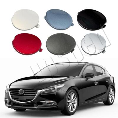 Front Bumper Tow Hook Hole Cover Cap For Mazda 3 Axela 2017 2018