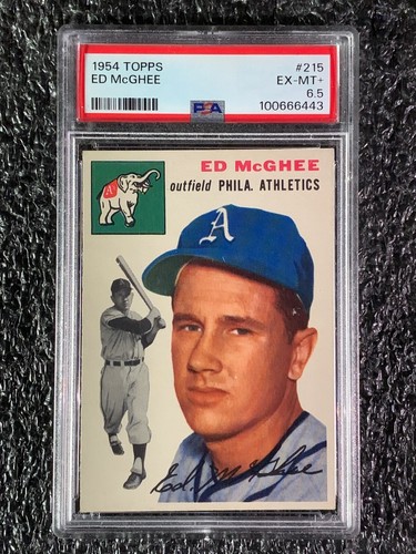 1954 Topps Ed McGhee #215 card