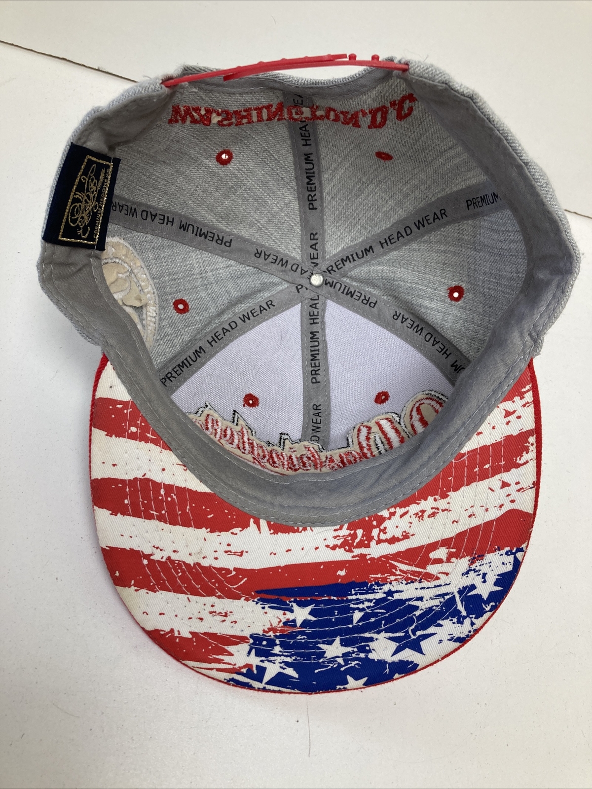Authentic Washington DC Snapback Ball Cap Hat Adj… - image 7