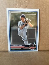 Alexander Clemmey 2023 Panini Stars & Stripes USA Baseball Optichrome Base Card