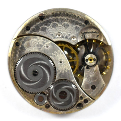 Vintage Elgin Grade 303 12s 7J OF Pocket Watch Movement lot.fa