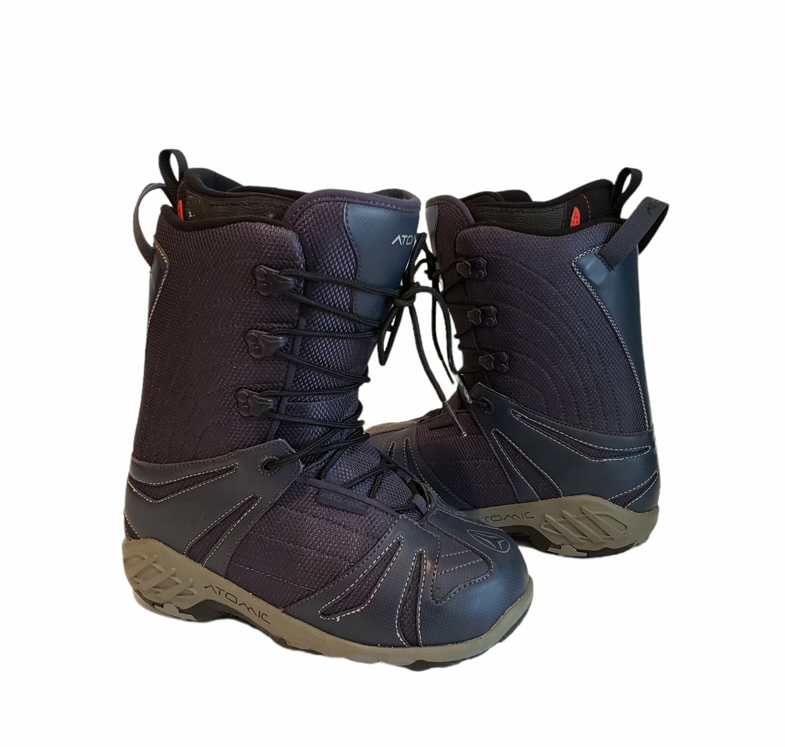 SALOMON Stivali da neve Atomic Deed snowboard stringati blu grigio uomo US 7 EUR 39 EUC!